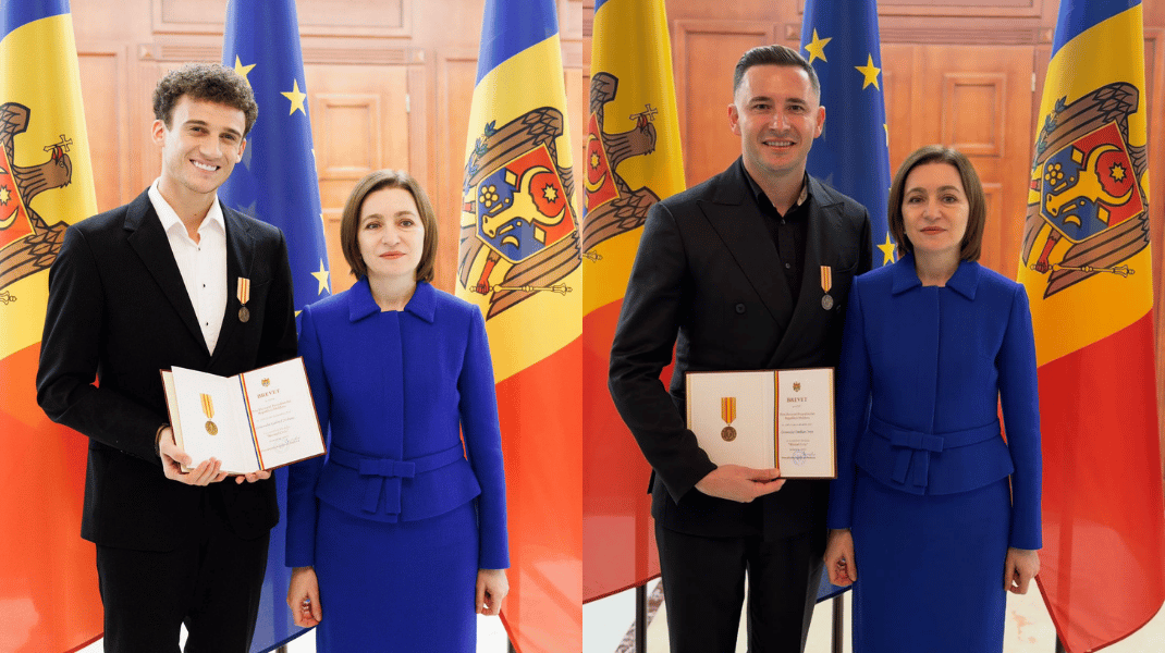 Uităm nițel de „medăliile” lui „Caras”. Maia Sandu i-a oferit câte una lui Emilian Crețu și Gabi Nebunu